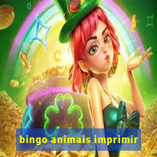 bingo animais imprimir